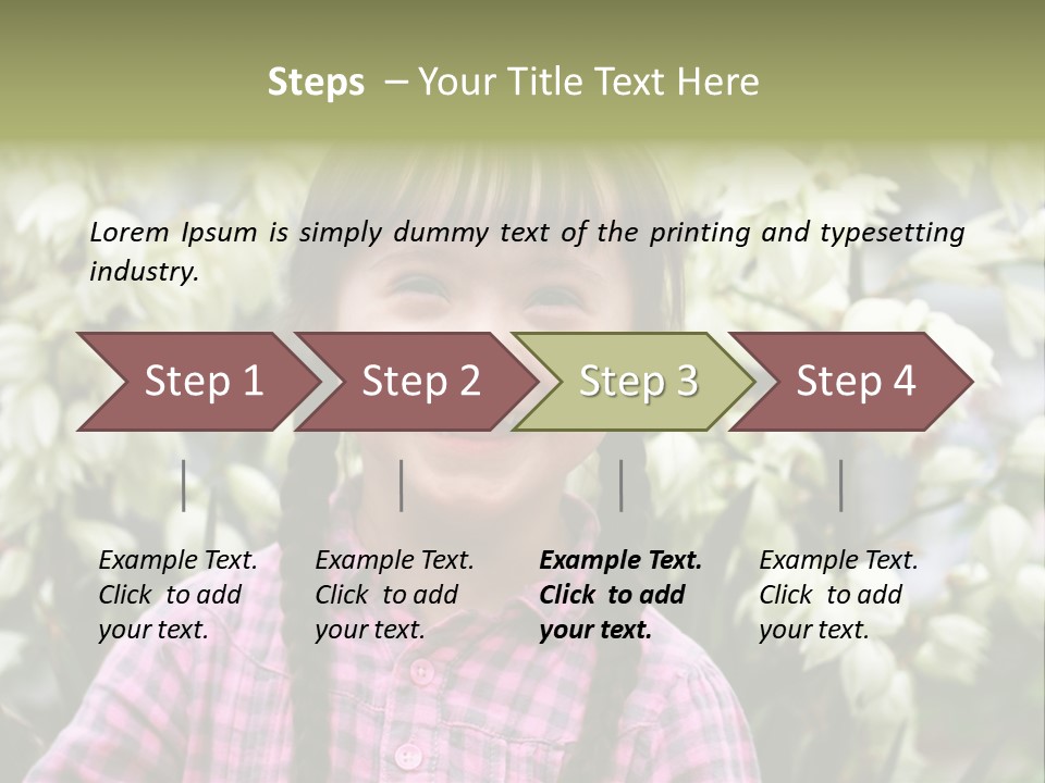Beautiful Smiley Head PowerPoint Template