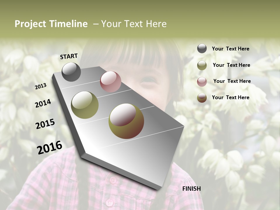 Beautiful Smiley Head PowerPoint Template