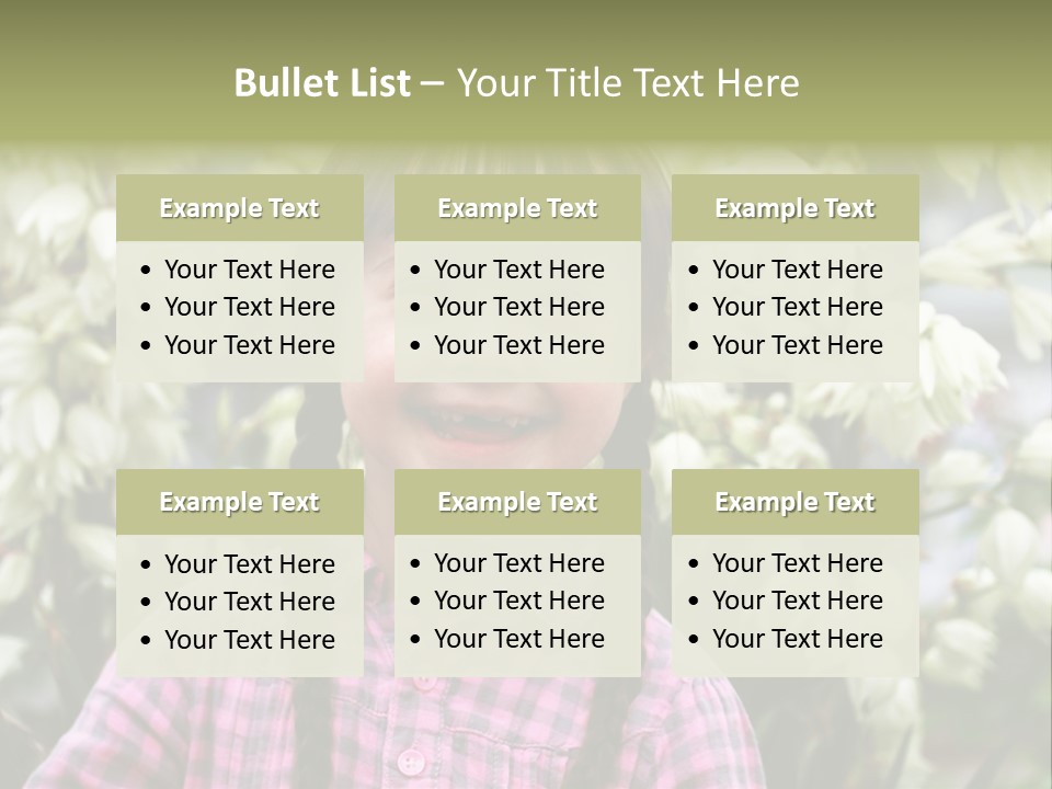 Beautiful Smiley Head PowerPoint Template