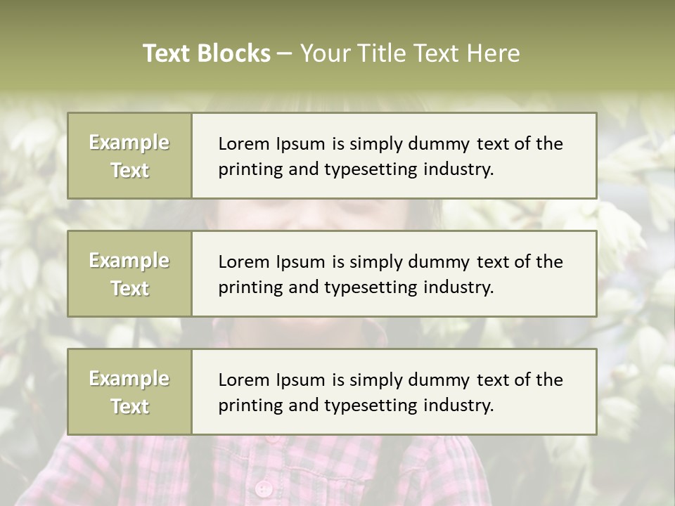 Beautiful Smiley Head PowerPoint Template