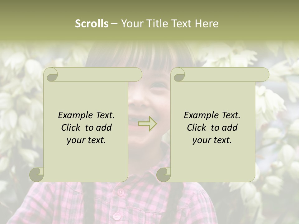 Beautiful Smiley Head PowerPoint Template