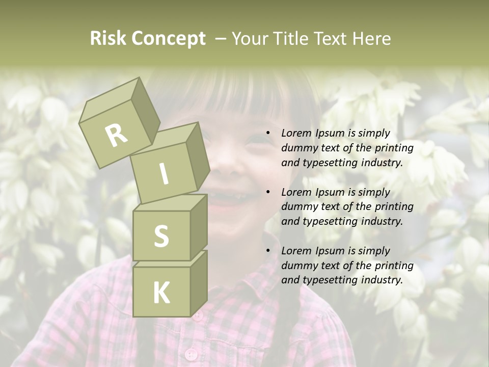 Beautiful Smiley Head PowerPoint Template