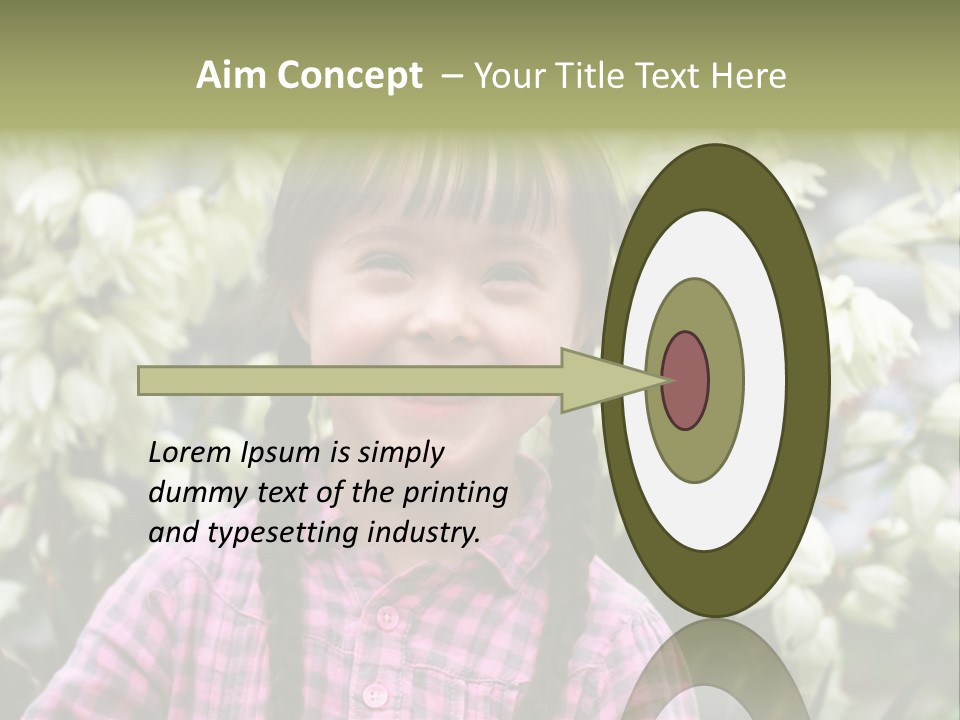 Beautiful Smiley Head PowerPoint Template