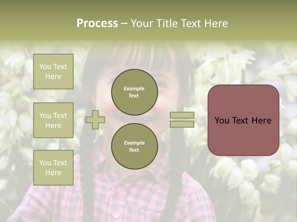 Beautiful Smiley Head PowerPoint Template