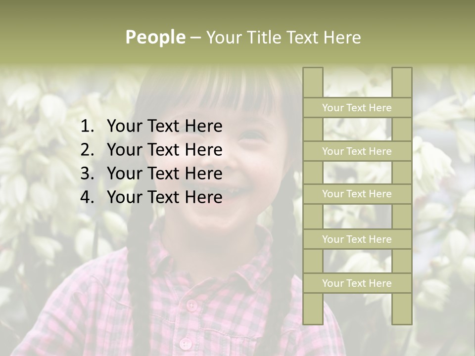 Beautiful Smiley Head PowerPoint Template