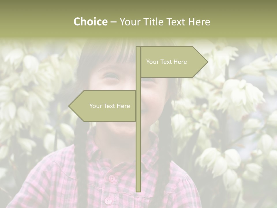 Beautiful Smiley Head PowerPoint Template