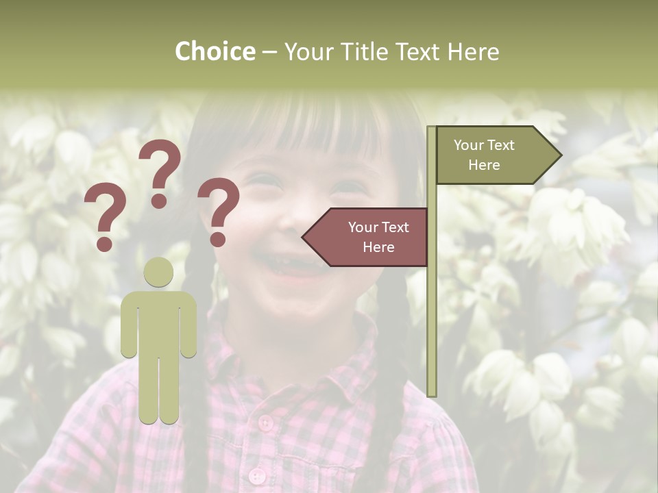 Beautiful Smiley Head PowerPoint Template