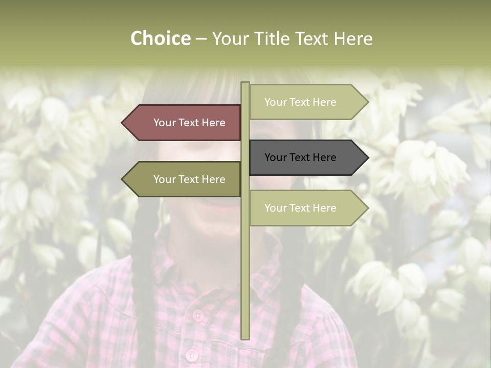 Beautiful Smiley Head PowerPoint Template