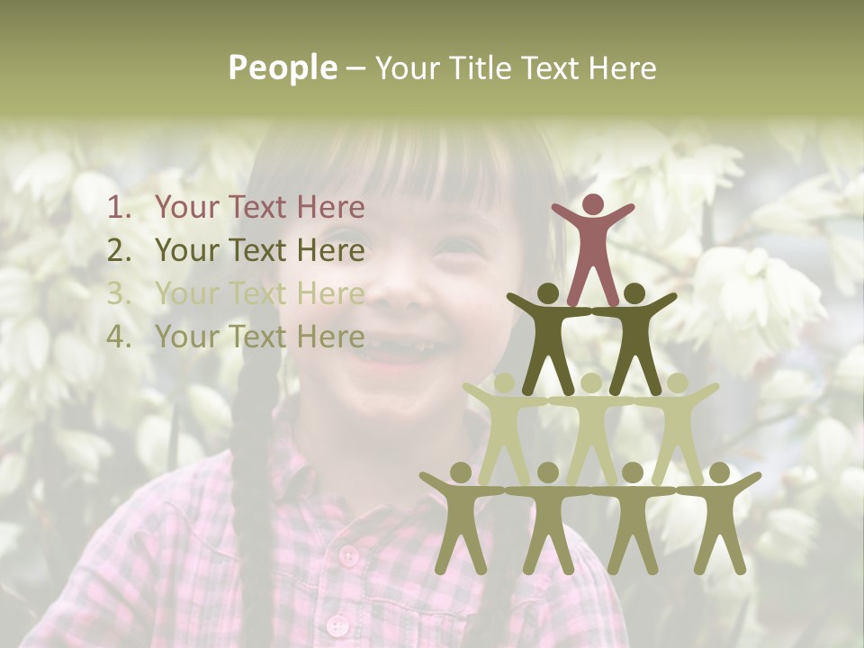Beautiful Smiley Head PowerPoint Template