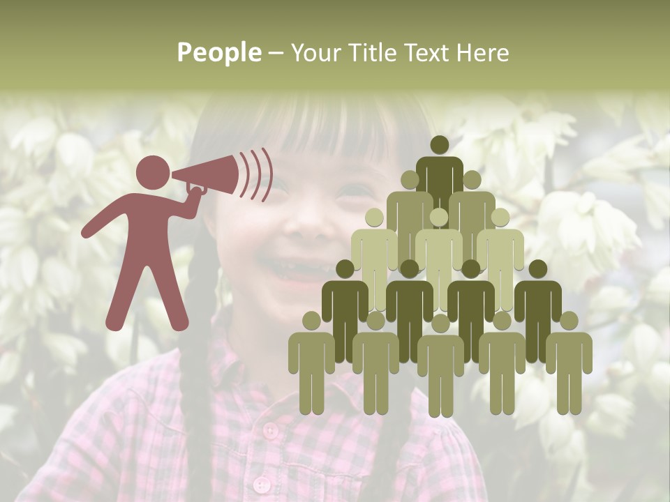 Beautiful Smiley Head PowerPoint Template