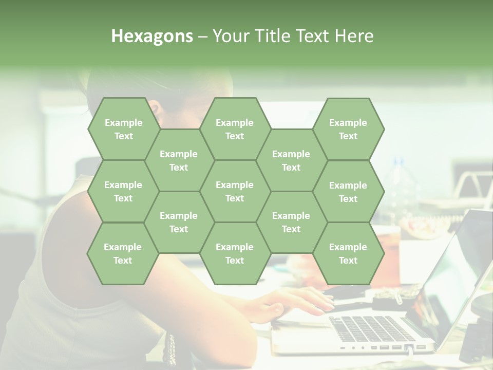 Working Young Portrait PowerPoint Template