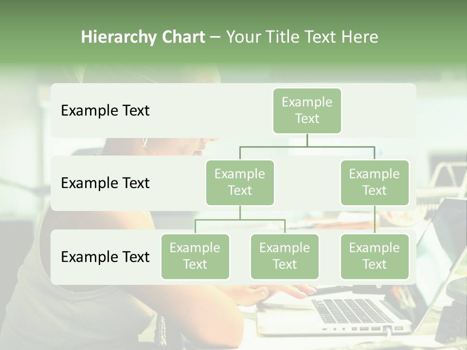 Working Young Portrait PowerPoint Template