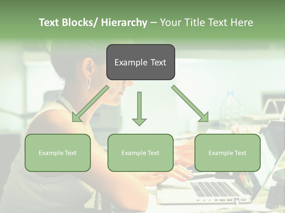 Working Young Portrait PowerPoint Template