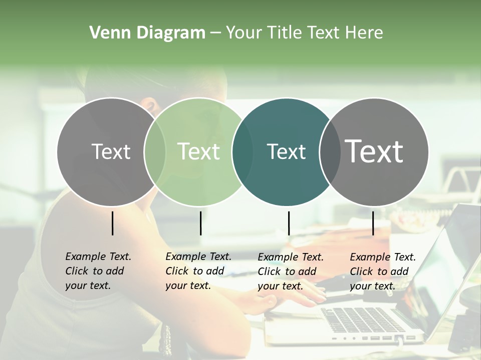Working Young Portrait PowerPoint Template