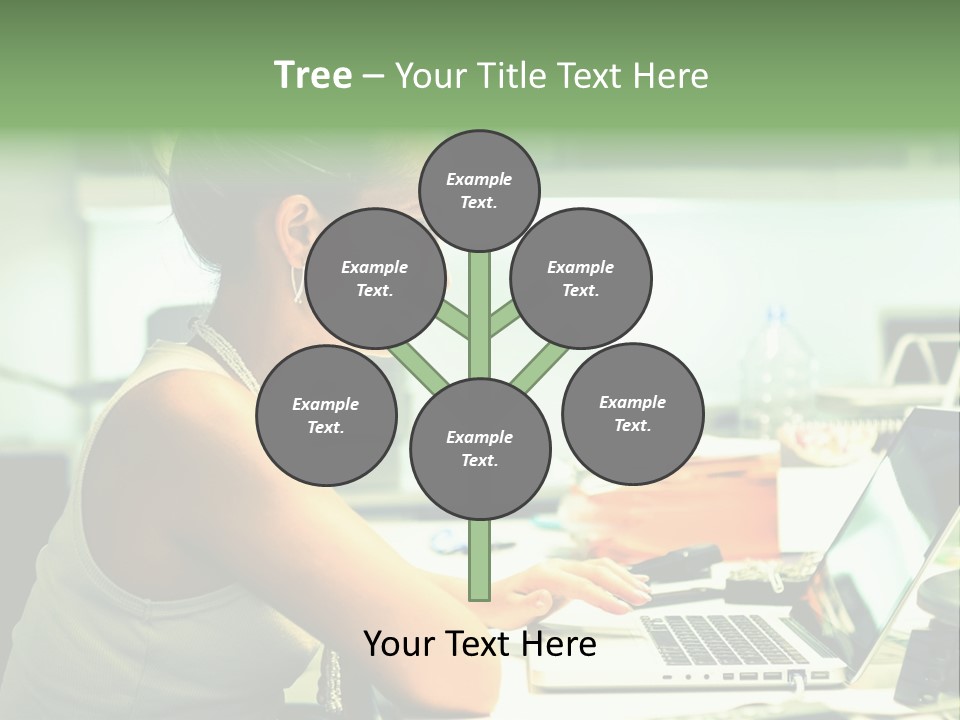 Working Young Portrait PowerPoint Template