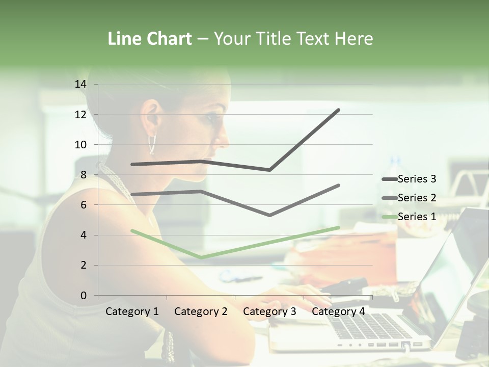 Working Young Portrait PowerPoint Template