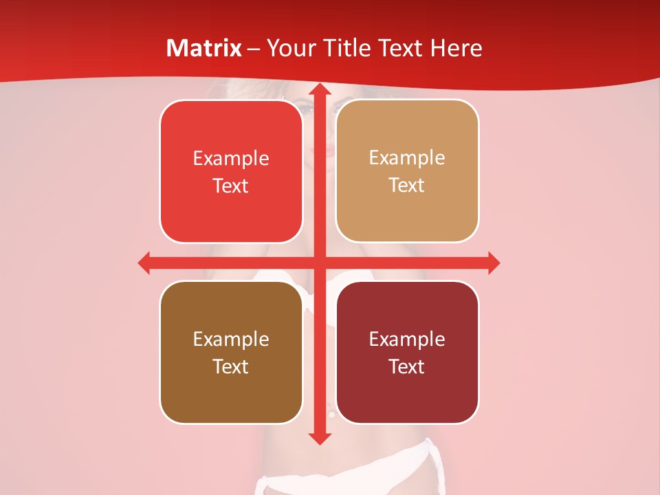 Curvaceous Breasts Beautiful PowerPoint Template