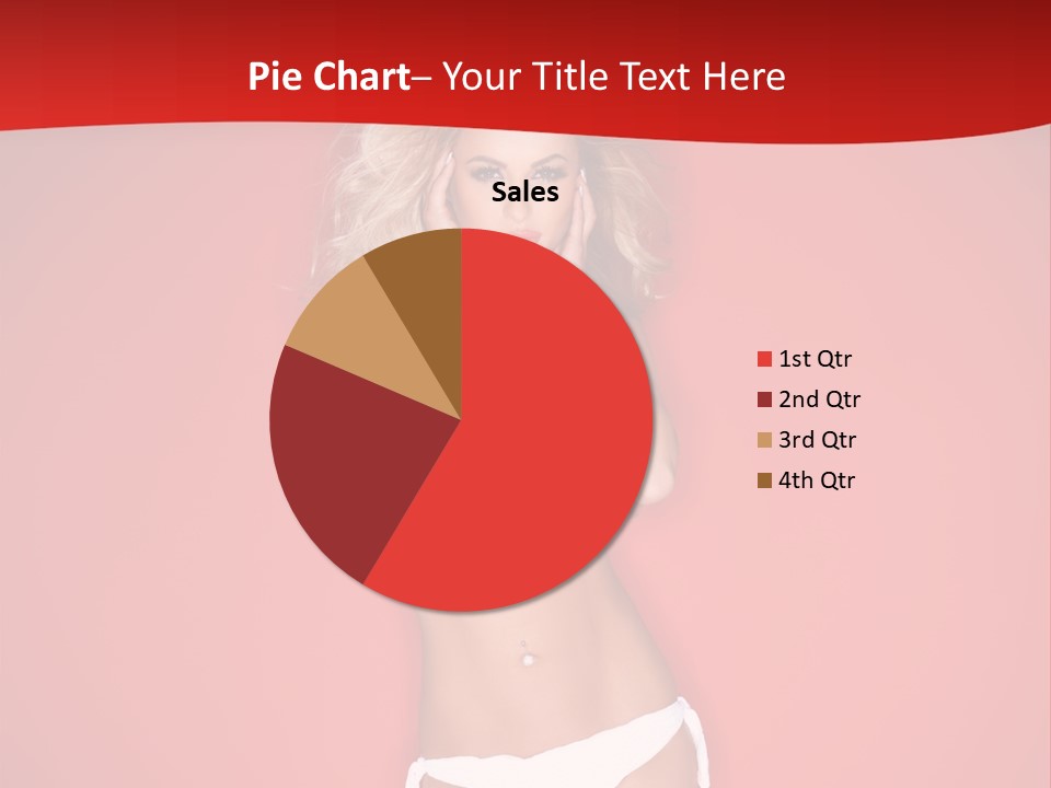 Curvaceous Breasts Beautiful PowerPoint Template