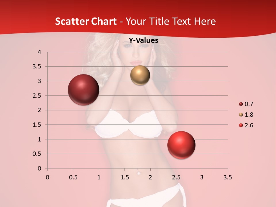 Curvaceous Breasts Beautiful PowerPoint Template