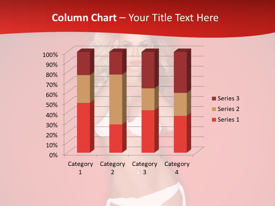 Curvaceous Breasts Beautiful PowerPoint Template