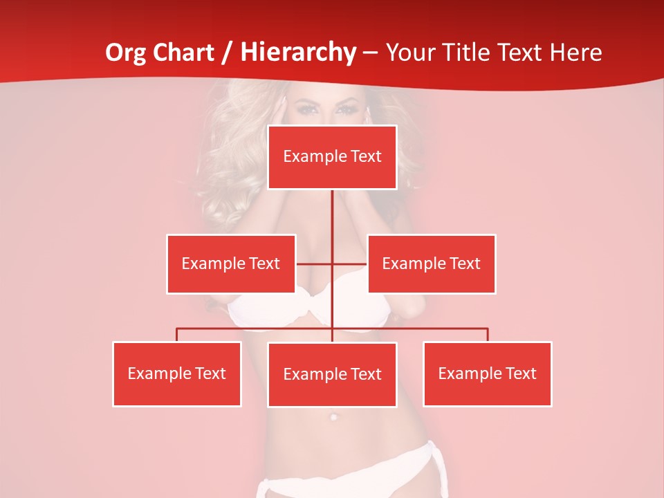 Curvaceous Breasts Beautiful PowerPoint Template