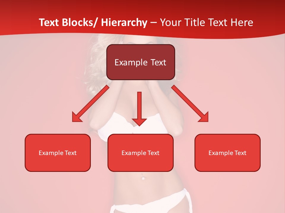 Curvaceous Breasts Beautiful PowerPoint Template