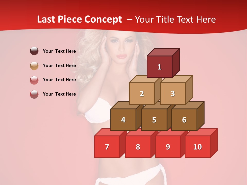 Curvaceous Breasts Beautiful PowerPoint Template