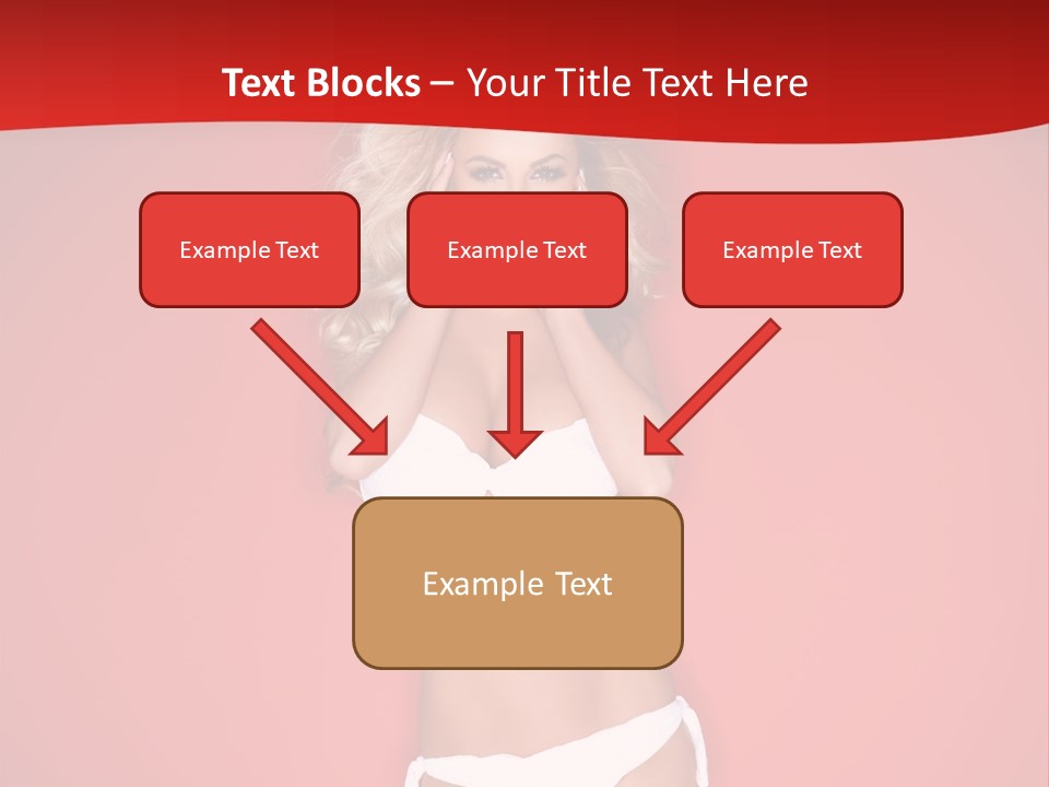 Curvaceous Breasts Beautiful PowerPoint Template