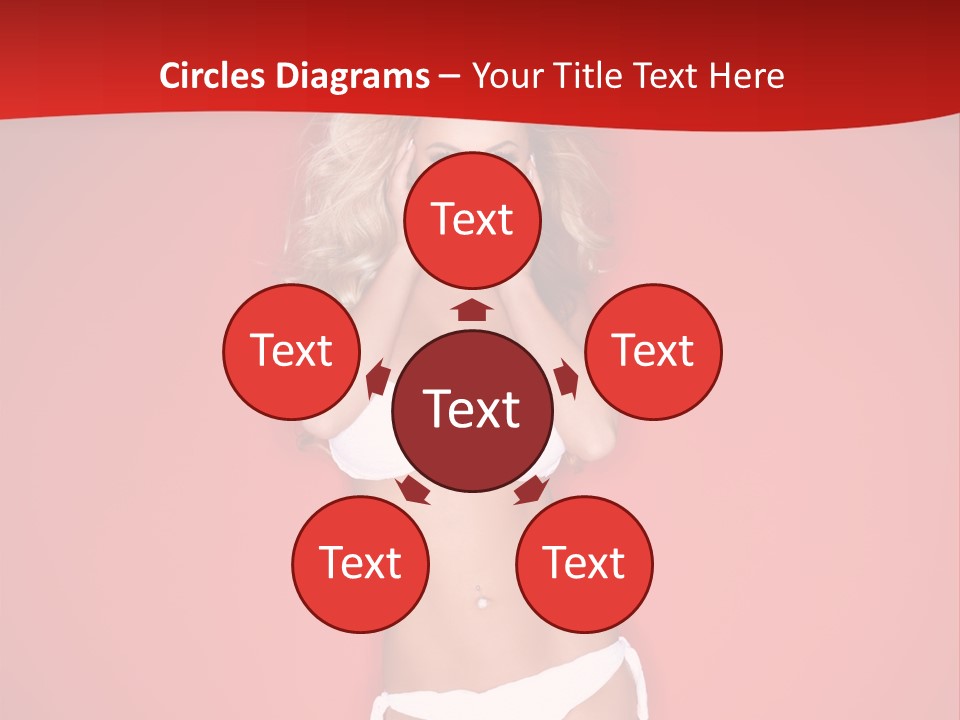 Curvaceous Breasts Beautiful PowerPoint Template