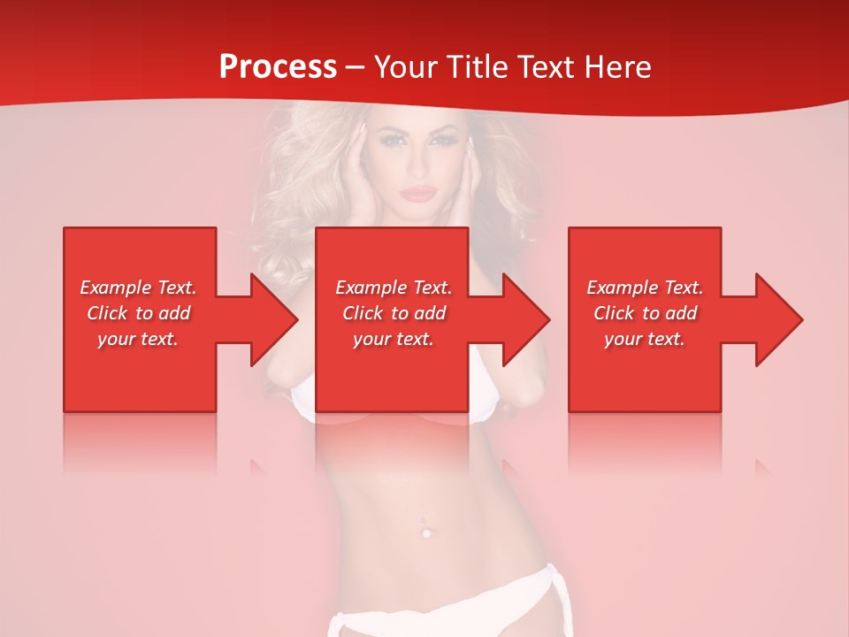 Curvaceous Breasts Beautiful PowerPoint Template