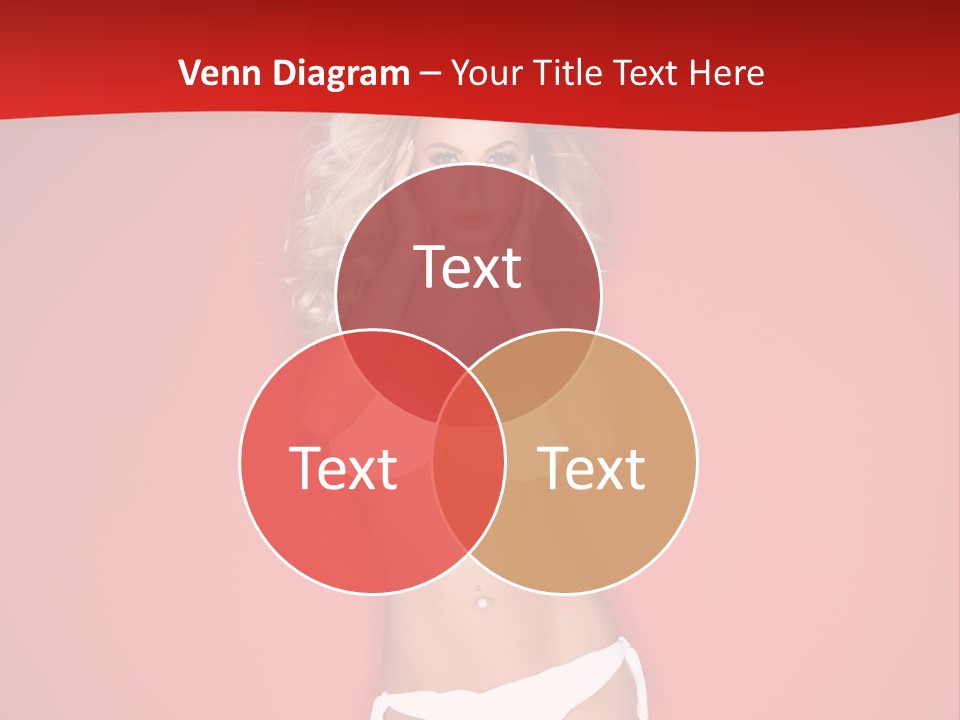 Curvaceous Breasts Beautiful PowerPoint Template