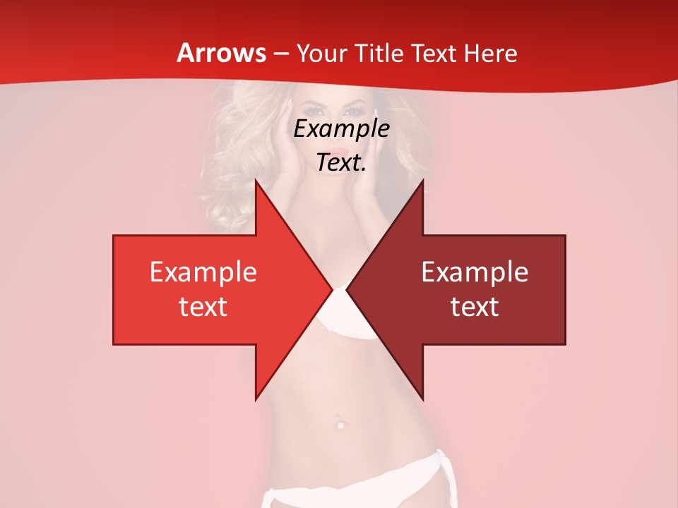Curvaceous Breasts Beautiful PowerPoint Template