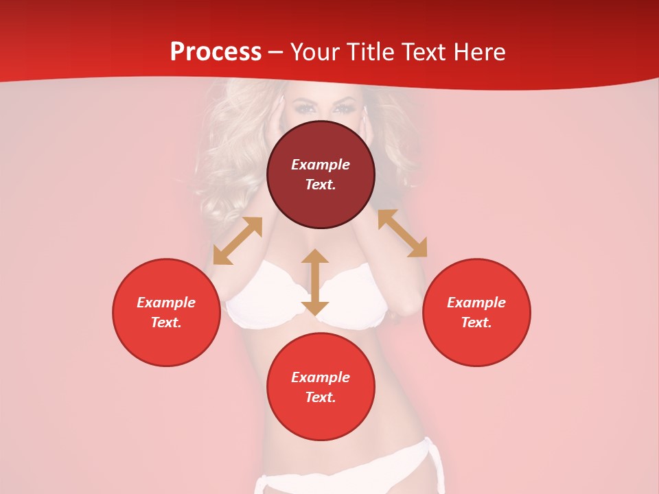 Curvaceous Breasts Beautiful PowerPoint Template