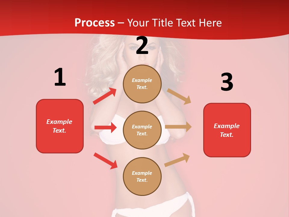 Curvaceous Breasts Beautiful PowerPoint Template