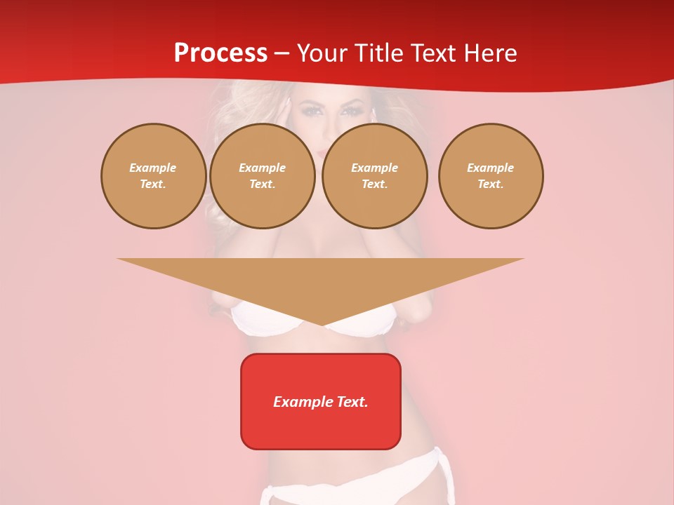 Curvaceous Breasts Beautiful PowerPoint Template