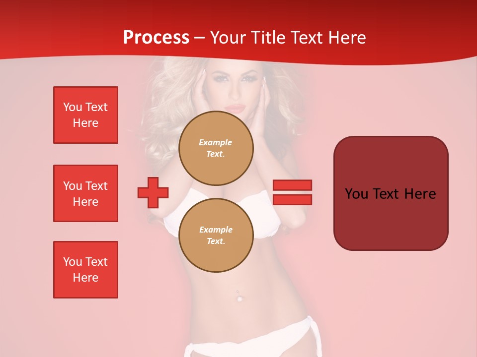 Curvaceous Breasts Beautiful PowerPoint Template