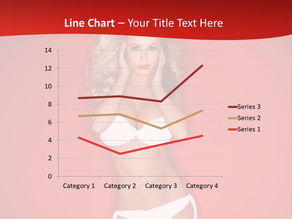 Curvaceous Breasts Beautiful PowerPoint Template