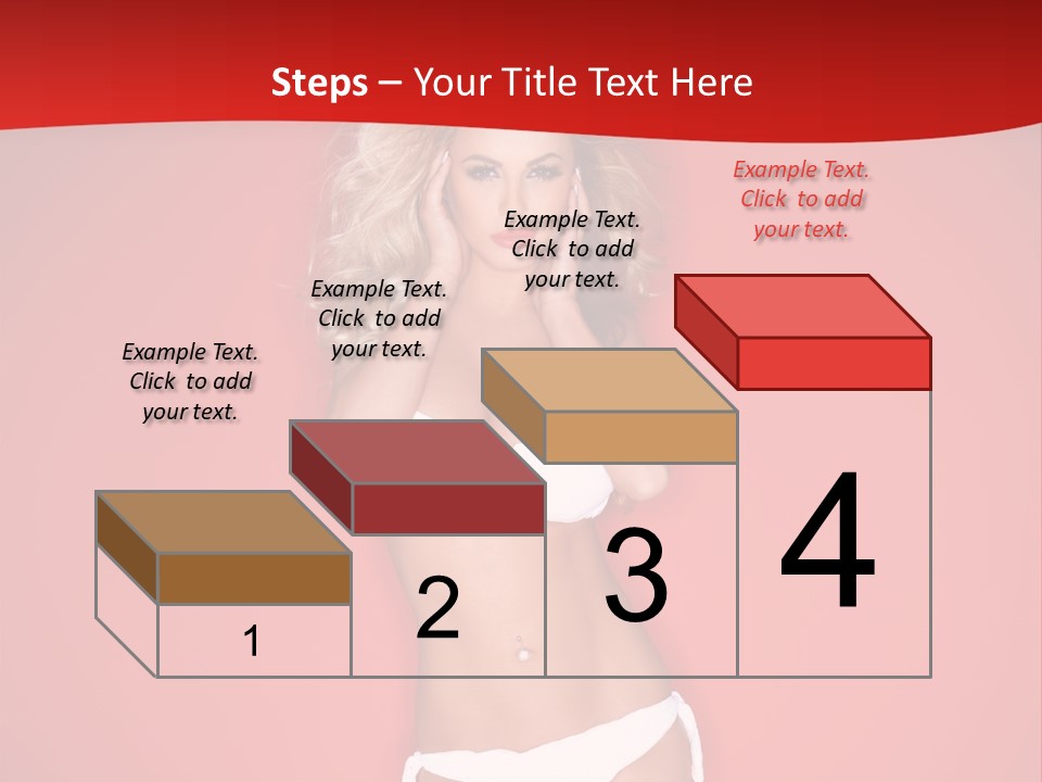 Curvaceous Breasts Beautiful PowerPoint Template