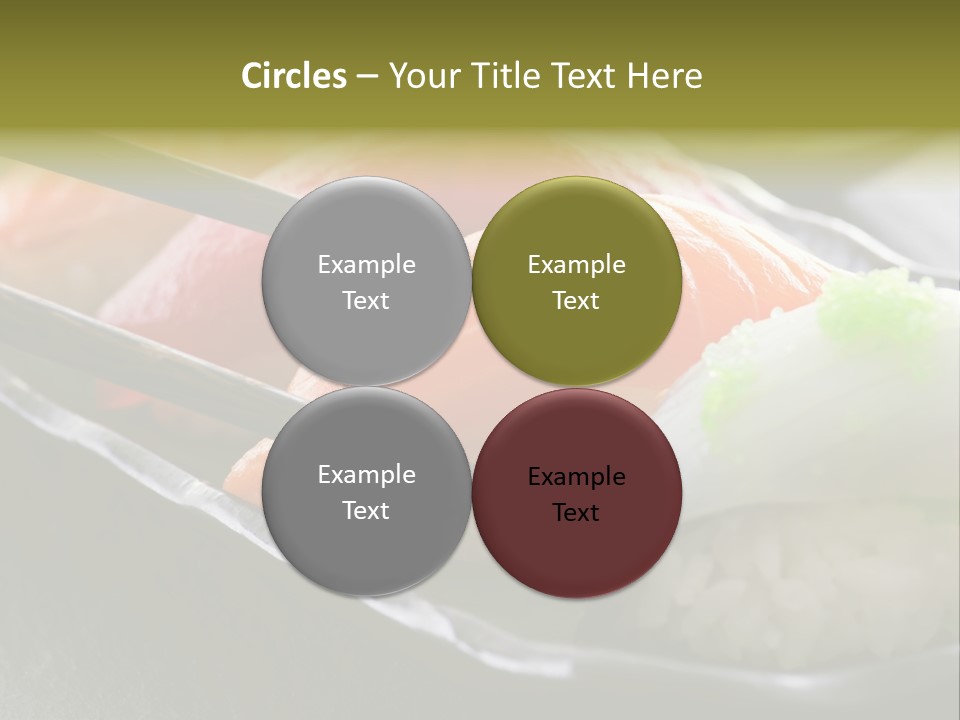 Maki Diet Food Bonito PowerPoint Template