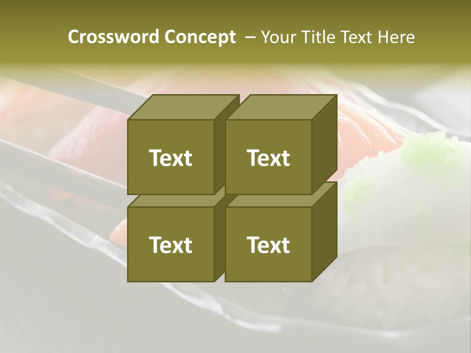 Maki Diet Food Bonito PowerPoint Template