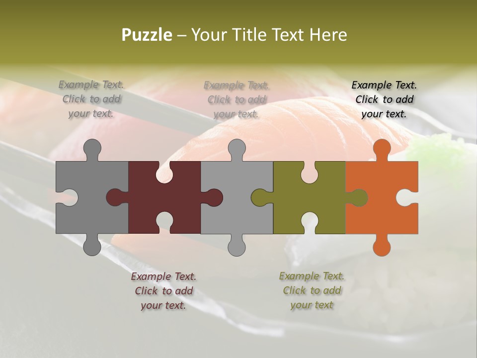 Maki Diet Food Bonito PowerPoint Template