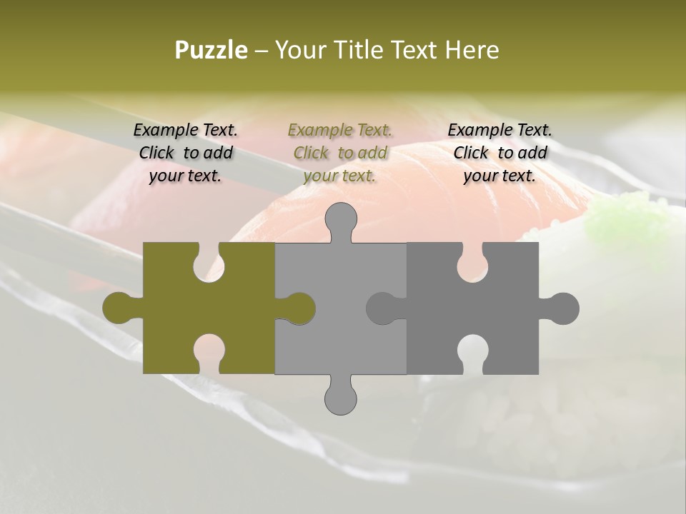 Maki Diet Food Bonito PowerPoint Template