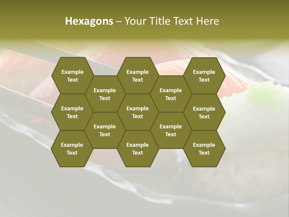 Maki Diet Food Bonito PowerPoint Template