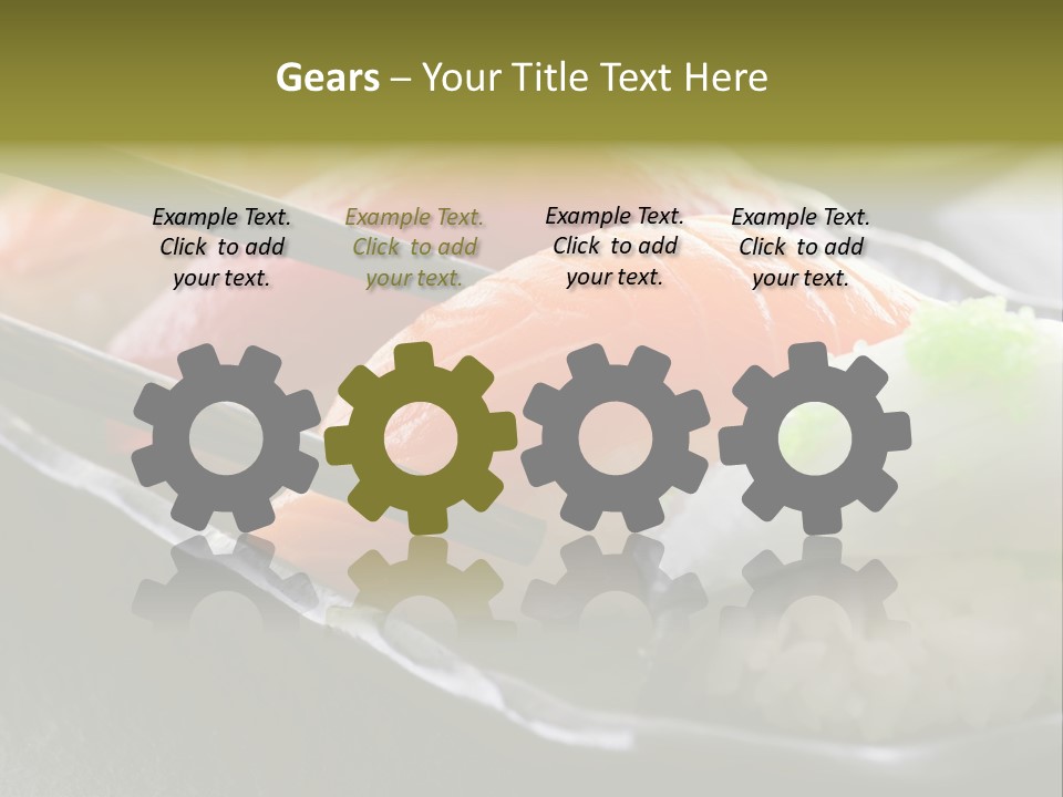 Maki Diet Food Bonito PowerPoint Template