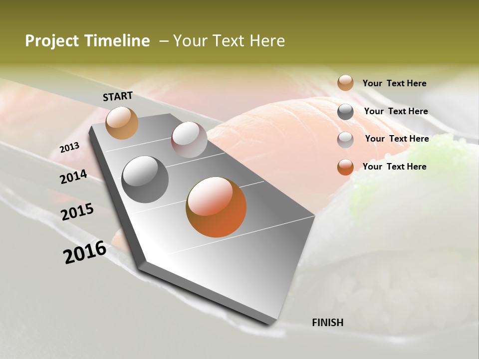 Maki Diet Food Bonito PowerPoint Template