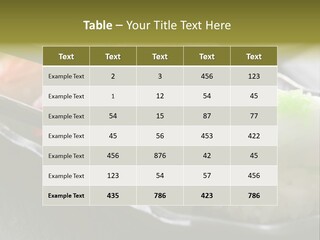 Maki Diet Food Bonito PowerPoint Template