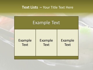 Maki Diet Food Bonito PowerPoint Template