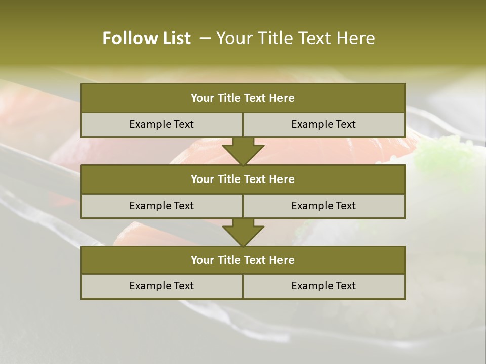 Maki Diet Food Bonito PowerPoint Template