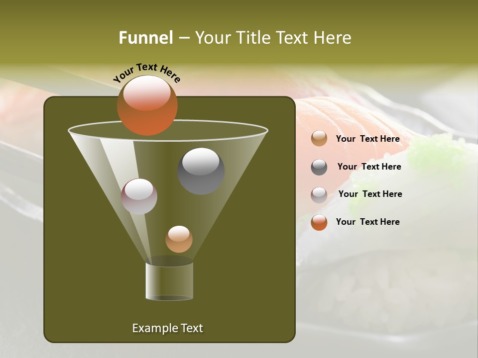 Maki Diet Food Bonito PowerPoint Template