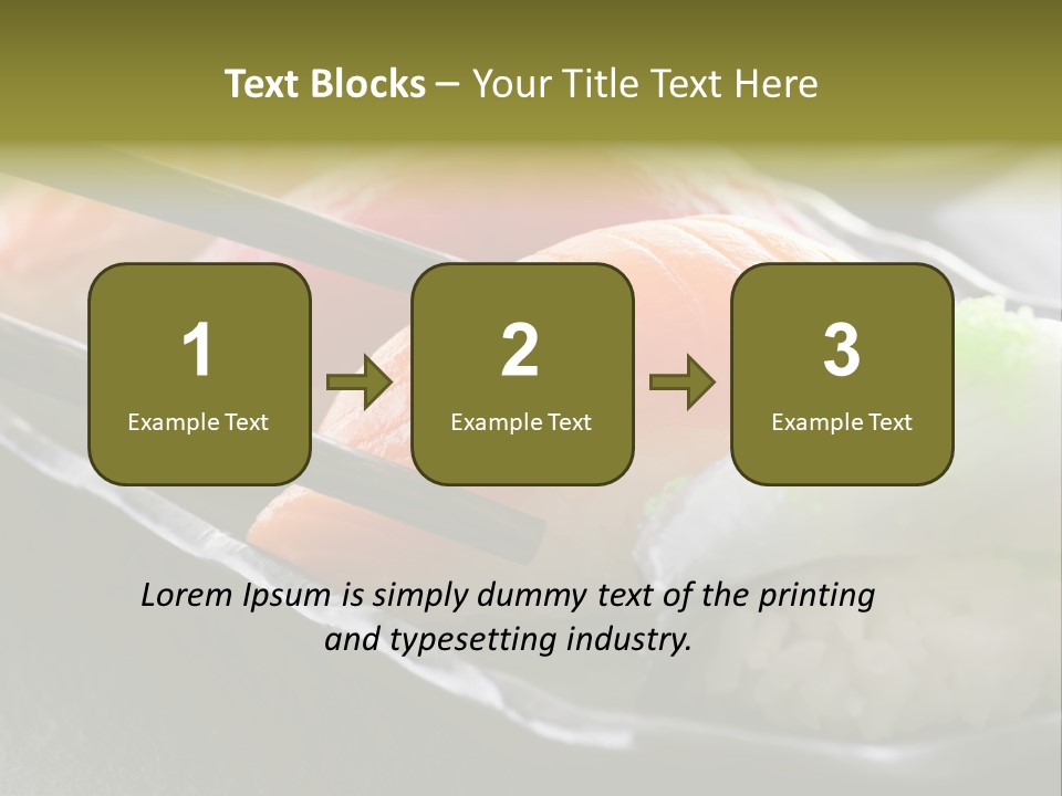 Maki Diet Food Bonito PowerPoint Template